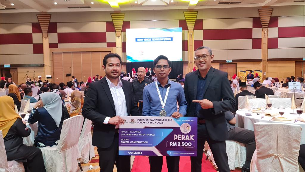 Tahniah buat Muhammad Arif Irfan Bin A’ali Zaini Alumni FTKA yang Memenangi Tempat Pertama di dalam Pertandingan Worldskills Malaysia 2022 